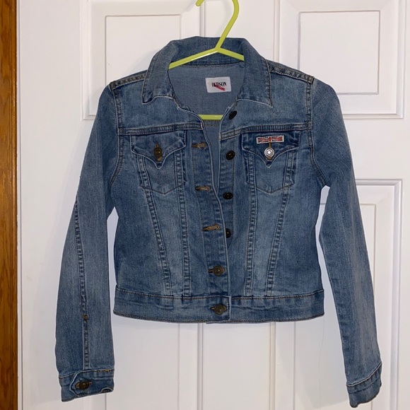 Hudson Girls Jean Jacket Size Med - Picture 1 of 5